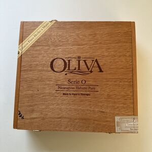 OLIVIA Serie O Nicaraguan Habano Puro￼ Wooden Cigar Box With Ribbon *NO* Cigars
